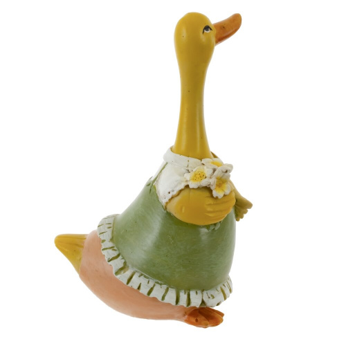 Фигурка декоративная "Гусыня", L4,5 W6,5 H10,5 см фото 4