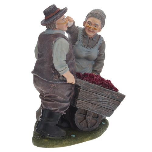 Фигурка декоративная "Бабушка с дедушкой", L18 W14,5 H19,5 см фото 2