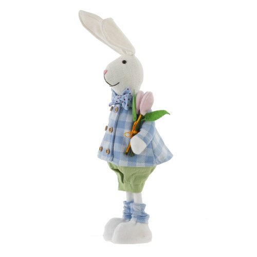 Игрушка набивная "Заяц/Зайка", L16 W9 H38 см, 2в. фото 7 Игрушка набивная "Заяц/Зайка", L16 W9 H38 см, 2в. фото 7