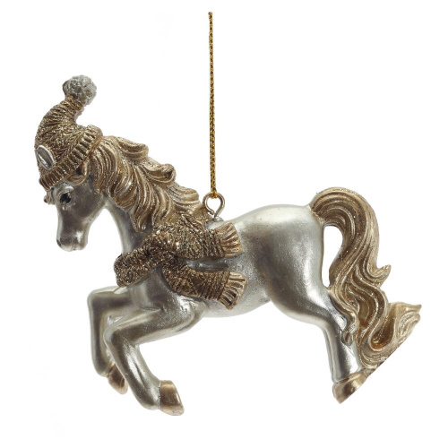 Фигурка декоративная подвесная "Лошадка", L9 W2 H8 см, 2в. фото 2