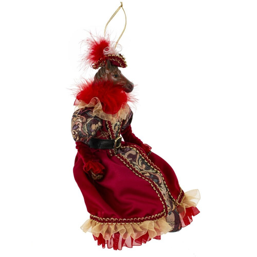 Игрушка набивная подвес "Лошадь", L15 W9 H36/22 см фото 2