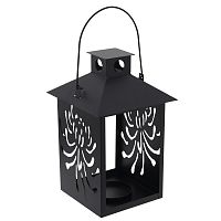 Подсвечник "Фонарь", L27 W27 H43 см