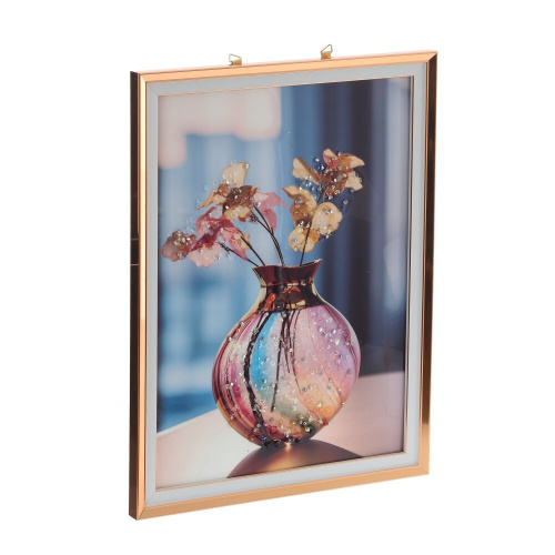 Панно с кристальным декором, L33,5 W2 H43,5 см фото 2