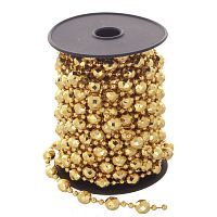 Украшение новогоднее "Бусы", D 0.8 см, L1000 W0,8 H0,8 см