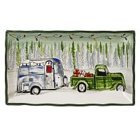 Блюдо, L37 W22 H4 см