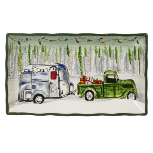 Блюдо, L37 W22 H4 см