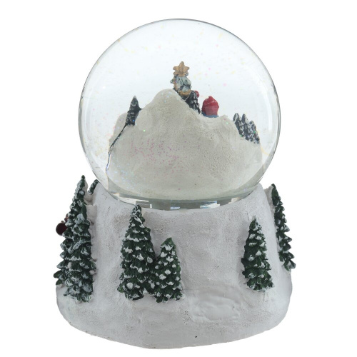Фигурка декоративная "Рождество" в стекл шаре (свет, муз, вьюга, 3хAA), D 12 см, L15 W13,5 H19 см фото 3 Фигурка декоративная "Рождество" в стекл шаре (свет, муз, вьюга, 3хAA), D 12 см, L15 W13,5 H19 см фото 3