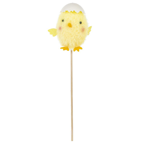 Изделие декоративное (вставка) "Цыпленок" (блок 12 шт) (7*6*8), L7 W6 H25 см, 3в. фото 2