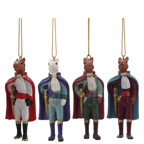 Фигурка декоративная "Лошадь", L3,5 W2,5 H8,5 см, 4в.