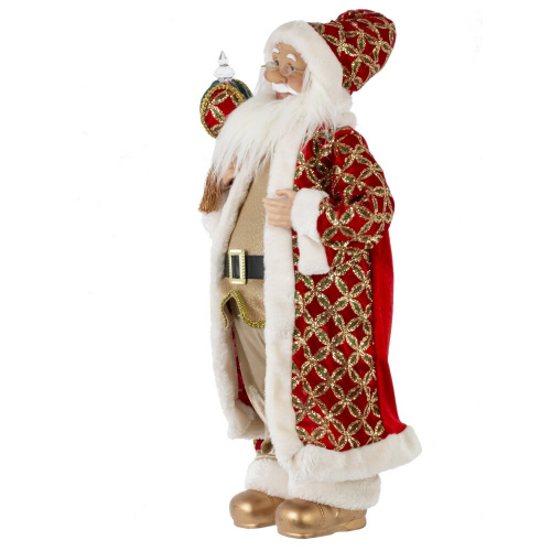 Дед Мороз ( муз , движ), L40 W25 H65 см фото 2