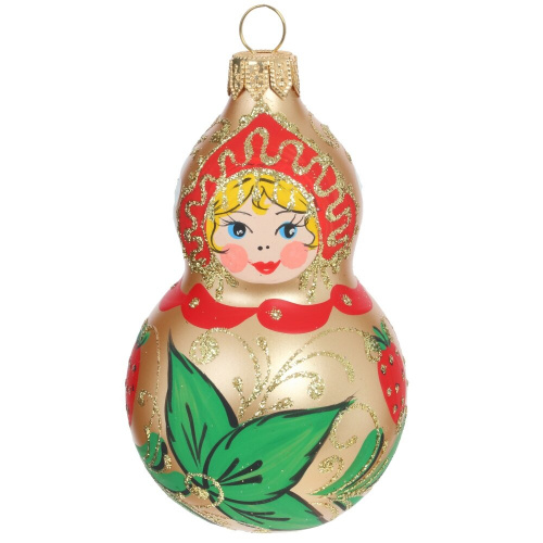 Украшение новогоднее "Матрешка", L5 W5 H9 см, 5в. фото 4