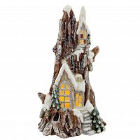 Фигурка декоративная "Домик" (подсветка, 3xAAA), L26 W22 H44 см
