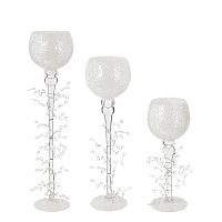 Набор из 3-х подсвечников, L33,5 W15,5 H50 см