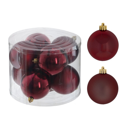 Набор из 8шт Украшение новогоднее "Шар", D 10 см, L24 W24 H19 см Набор из 8шт Украшение новогоднее "Шар", D 10 см, L24 W24 H19 см