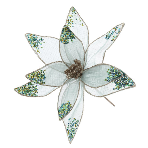 Цветок искусственный "Пуансеттия", L24 W24 H37 см Цветок искусственный "Пуансеттия", L24 W24 H37 см