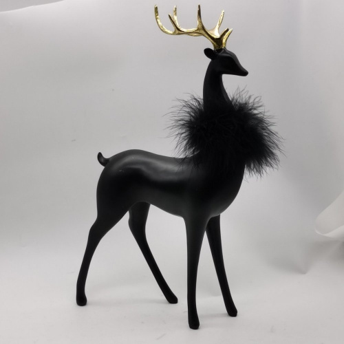 Фигурка декоративная "Олень", L21 W7 H40 см фото 3