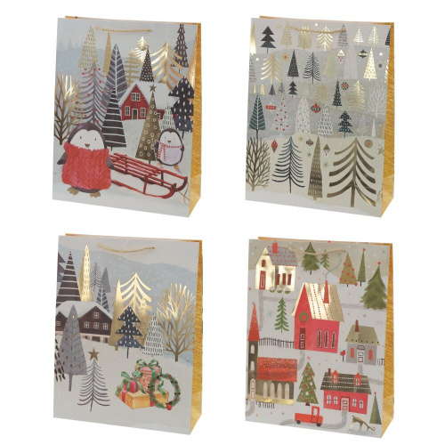 Пакет подарочный (бумага 210г/м2, блок микс 12шт), L31 W12 H40 см, 4в. Пакет подарочный (бумага 210г/м2, блок микс 12шт), L31 W12 H40 см, 4в.