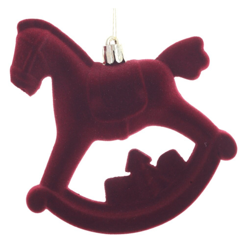 Набор из 2шт, Украшение новогоднее "Лошадка", L10 W5 H11 см фото 2 Набор из 2шт, Украшение новогоднее "Лошадка", L10 W5 H11 см фото 2