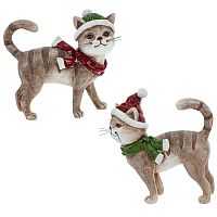 Фигурка декоративная "Кот", L15 W6 H15,5 см, 2в.