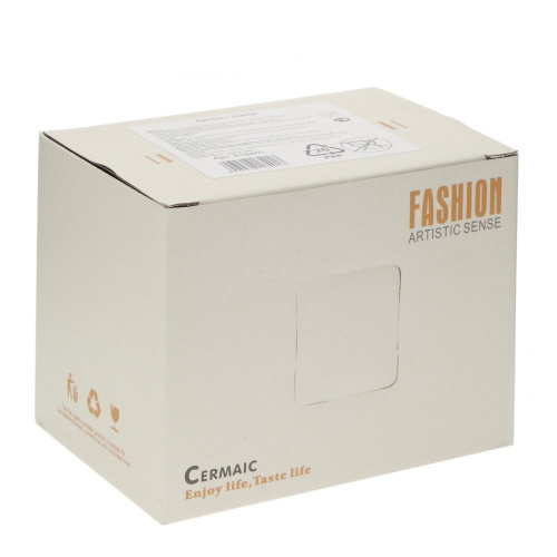 Кружка с крышкой и ложкой, 350 мл, L13 W9 H13 см фото 5