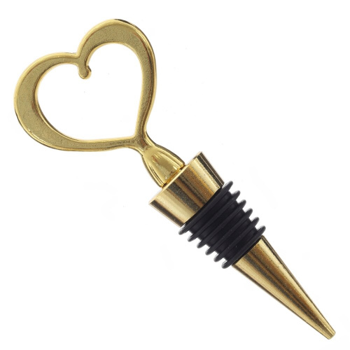 Набор: пробка для бутылки и декор для бокалов, L9 W3 H14 см фото 2