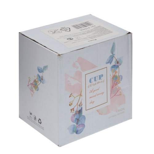 Кружка с крышкой, 400 мл, L13 W10 H11 см фото 4