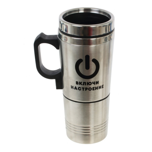 Термокружка со съемным стаканом для автомобиля с подогревом от прикуривателя,400 мл,L13 W8,5 H13,5см Термокружка со съемным стаканом для автомобиля с подогревом от прикуривателя,400 мл,L13 W8,5 H13,5см