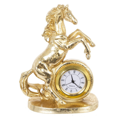 Фигурка декоративная "Лошадь" с часами (LR41x1), L8,5 W5 H12 см