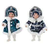 Игрушка набивная "Снегурочка", L12 W6 H20 см, 2в.