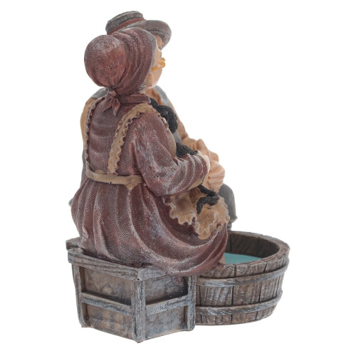 Фигурка декоративная "Бабушка с дедушкой", L11,5 W9,5 H12 см, 2в. фото 4