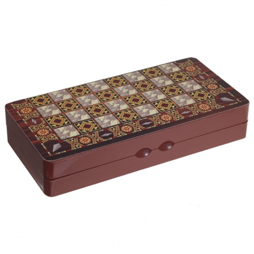 Игра настольная 3 в 1 (шахматы, шашки, нарды), L29 W14,5 H5 см фото 4