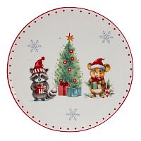 Тарелка "Новогодний подарок", L20 W20 H2 см