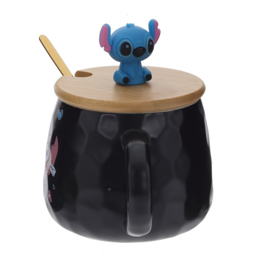 Кружка с крышкой и ложкой, 230 мл, L12 W9 H10,5 см фото 2