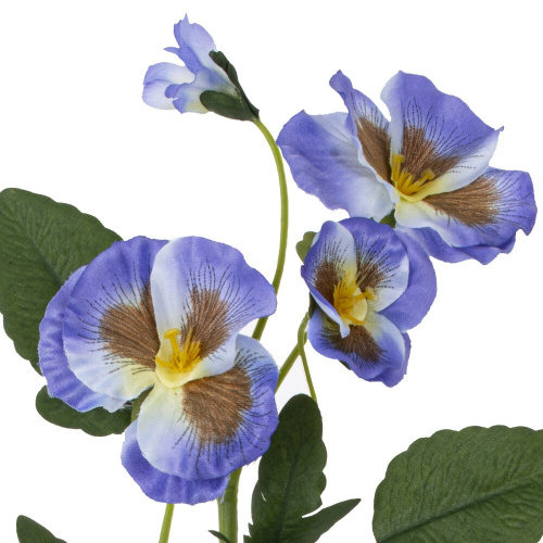 Цветок искусственный "Фиалка", L12 W8 H38 см фото 3