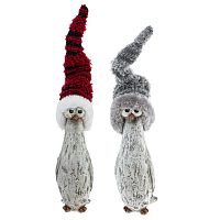 Фигурка декоративная "Птичка", 2 вида( цена за 1 штуку) L7,5 W4,5 H28/16 см,