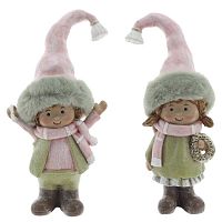 Фигурка декоративная "Дети",  L6 W5 H13 см, 2в.