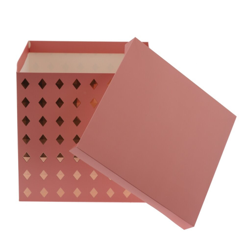 Коробка подарочная (бумага 350г/м2), L29,5 W29,5 H30 см, 4в. фото 8