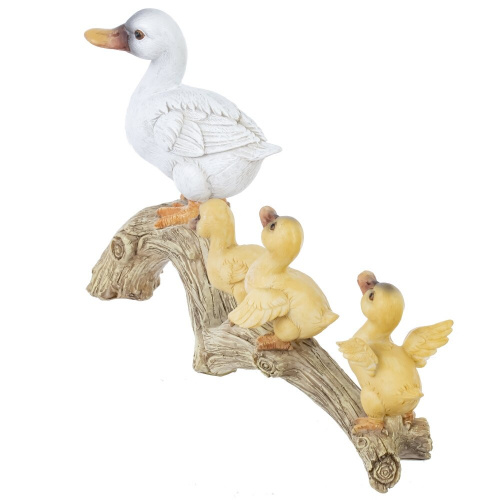 Фигурка декоративная "Утка с утятами", L24 W7 H13,5 см фото 4
