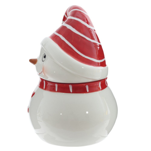 Емкость для сыпучих продуктов "Снеговик", 900 мл, L13 W13 H21 см фото 7