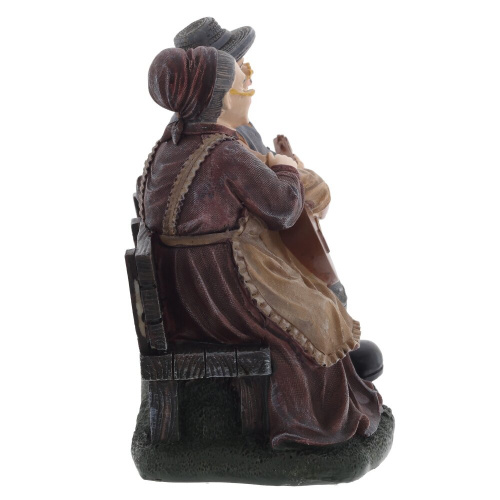 Фигурка декоративная "Бабушка с дедушкой", L18 W11 H18 см, 2в. фото 7 Фигурка декоративная "Бабушка с дедушкой", L18 W11 H18 см, 2в. фото 7