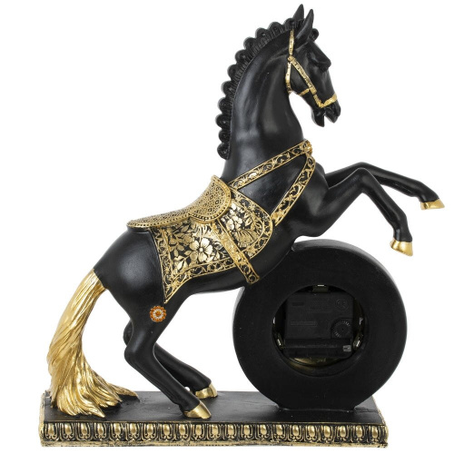 Фигурка декоративная "Лошадь" с часами (ААх1 н/п), L32 W9,5 H35 см фото 3