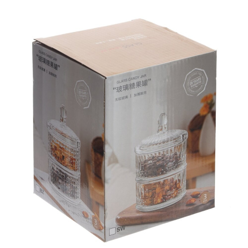 Конфетница, 820 мл, L12 W12 H19 см фото 5