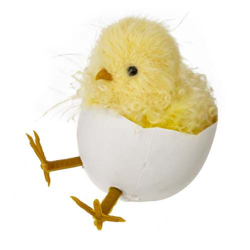 Фигурка декоративная "Цыпленок" (блок 6шт), L7 W5 H7 см, 3в. фото 11