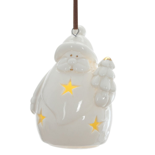 Фигурка декоративная подвесная "Дед Мороз" с подсветкой (2хLR44), L5 W4 H7 см Фигурка декоративная подвесная "Дед Мороз" с подсветкой (2хLR44), L5 W4 H7 см