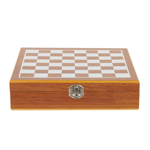 Набор подарочный (шахматы, покер, фляжка, 220 мл, L24 W19 H6 см фото 9