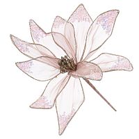 Цветок искусственный "Пуансеттия", L24 W24 H34 см Цветок искусственный "Пуансеттия", L24 W24 H34 см