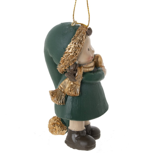 Фигурка декоративная подвесная "Девочка", L5 W5 H10 см, 2в. фото 6
