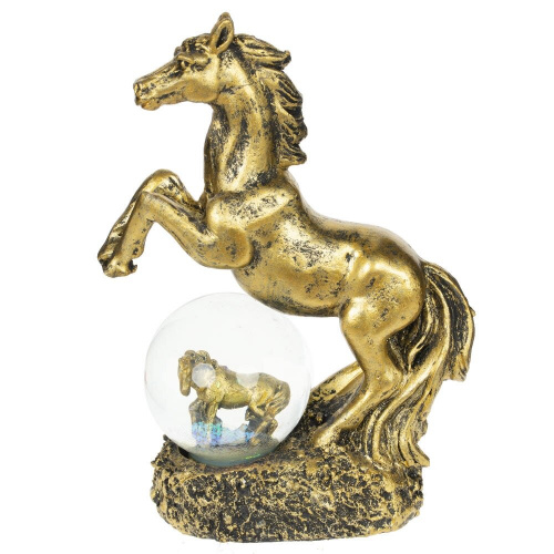 Фигурка декор в стекл шаре "Лошадь", L10 W5 H14 см, 2в. фото 6 Фигурка декор в стекл шаре "Лошадь", L10 W5 H14 см, 2в. фото 6