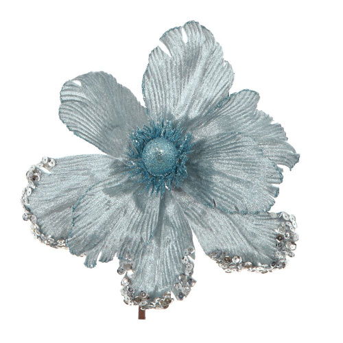 Цветок искусственный "Магнолия", L22 W22 H20 см, 3в. фото 3 Цветок искусственный "Магнолия", L22 W22 H20 см, 3в. фото 3