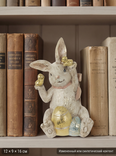 Фигурка декоративная "Заяц", L12 W9 H16 см фото 3